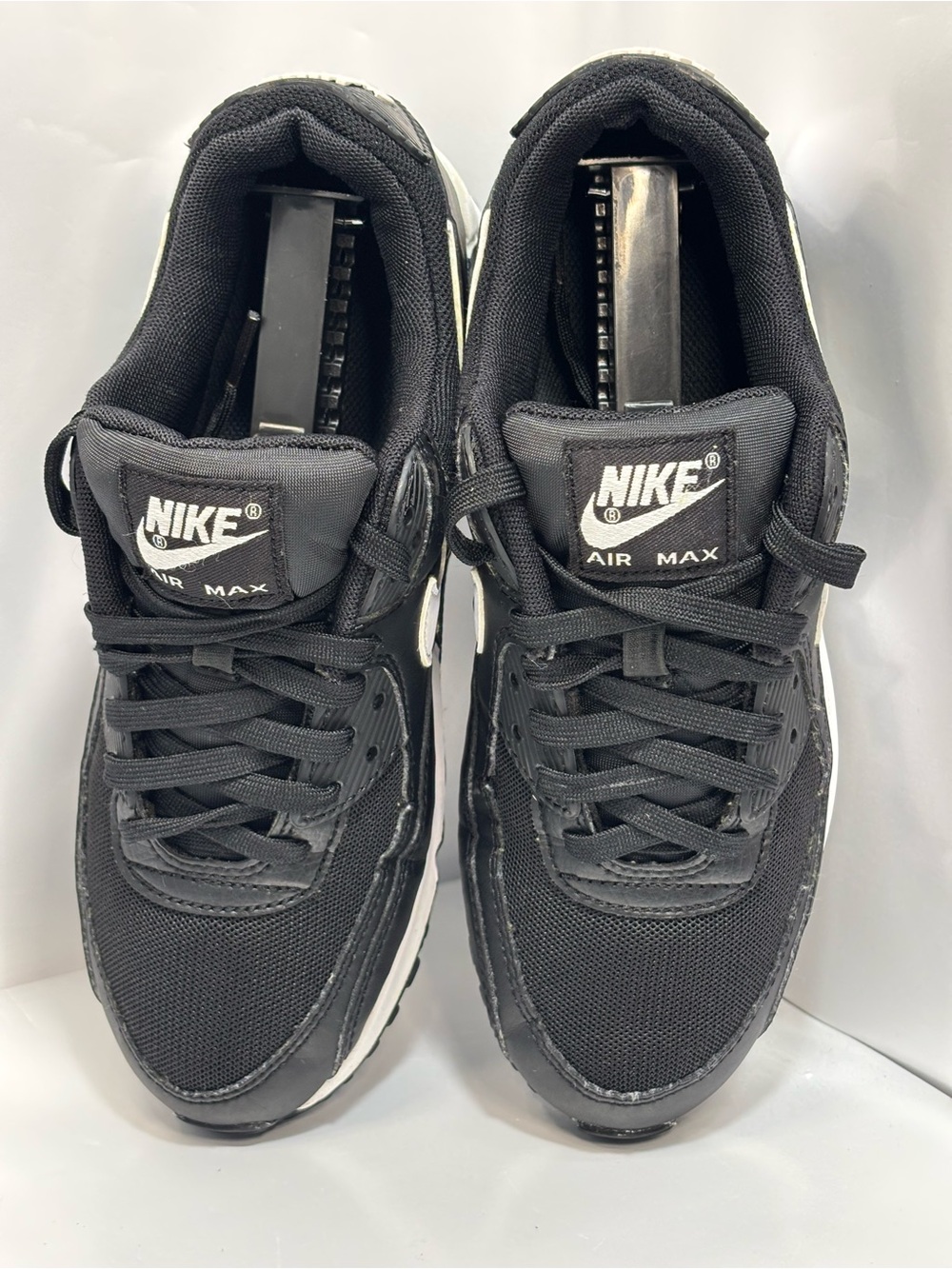 Women's Black & White Air Max Style Sneakers - Picture 5 of 16